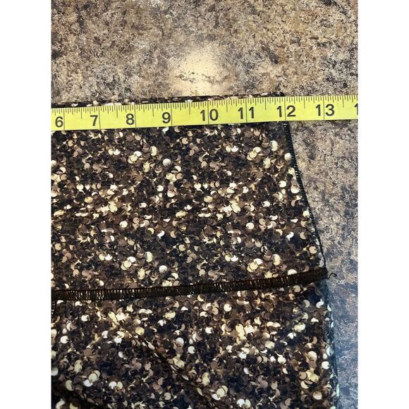 Lululemon Shine Tight Size 4 SEE MEASUREMENTS Shimmy Shimmer Multicolor Brown - Picture 6 of 7